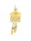 Pendentif Pendentif Charms vintage coucou or jaune 58 Facettes 1128.6