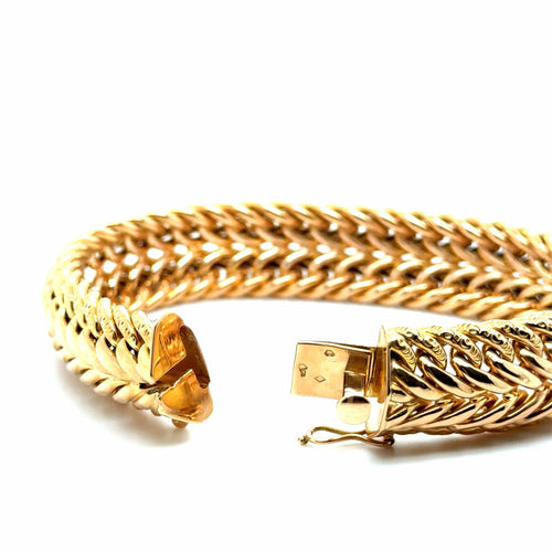 Bracelet bracelet or jaune - Maille américaine 58 Facettes 1.0001704/1