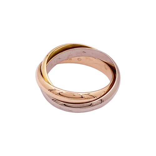 Bague 58 Bague Cartier, "Trinity Classique", trois ors. 58 Facettes 34715