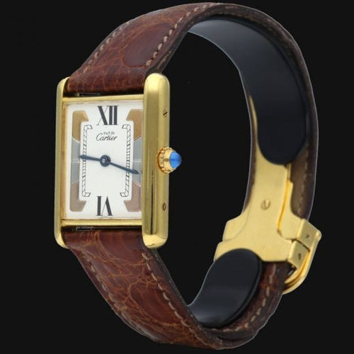 Montre Cartier Montre Tank Vermeil 58 Facettes MT42220