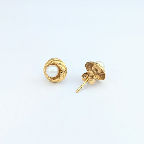 Boucles d'oreilles Boucles d'oreilles or jaune et perle 58 Facettes 32023