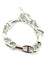 Bracelet HERMES. Collection "Aléas" bracelet argent 925/00 PM 58 Facettes