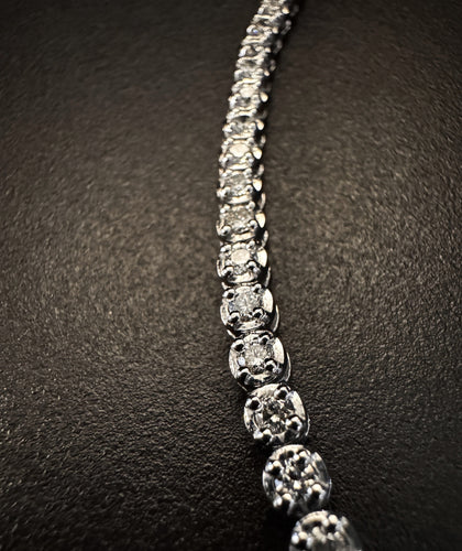 Bracelet Bracelet de tennis avec diamants 58 Facettes