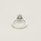 Bague 53 Solitaire en or blanc et diamant 58 Facettes B250581
