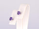 Boucles d'oreilles Boucles d'oreilles en or blanc avec améthyste 58 Facettes 2192