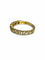 Bague 47 Demi-alliance or jaune et diamants 1 ct 58 Facettes 0006201