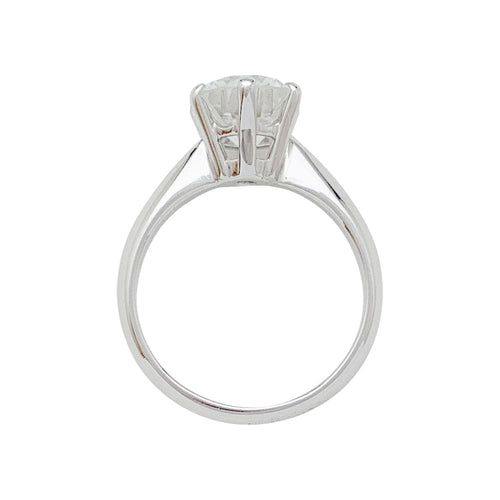 Bague 54 Bague diamant 2,52 carats, en or blanc. 58 Facettes 31503