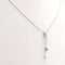 Collier Collier en or blanc 58 Facettes