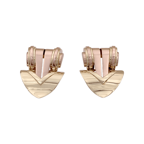 Clips vintage Tiffany & Co., ou jaune, ou rose. 58 Facettes 34597