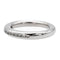 Bague 52 Bague Demi alliance Or blanc Diamant 58 Facettes 1137995CN