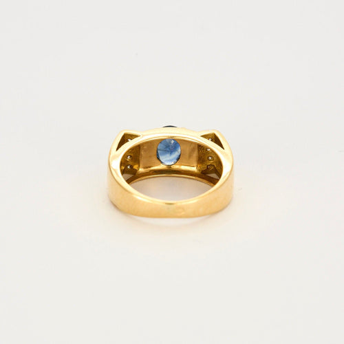 Bague 46.5 BAGUE TANK SAPHIR 58 Facettes 32300407