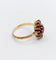 Bague 54.5 Bague marguerite vintage or rose et grenats 58 Facettes A05833