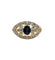 Bague 53.5 Bague or jaune, saphir, diamants 58 Facettes 457