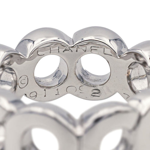 Bague 50 Chanel Bague Coco Or blanc 58 Facettes 3911601RV