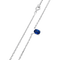 Collier Collier or blanc, saphir. 58 Facettes 34761