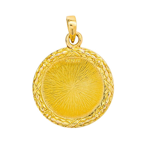 Pendentif Augis  Pendentif  Médaille   Or jaune Diamant, Rubis 58 Facettes 4418511CN