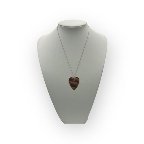 Collier Collier Or rose Coeur Ginette NY 58 Facettes 149056883