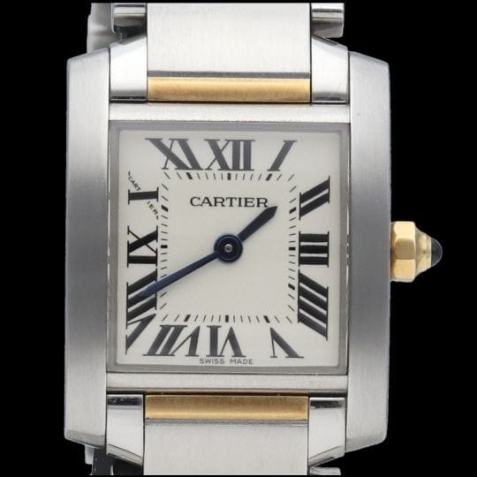 Montre Cartier Montre Tank Francaise Pm 58 Facettes MT40802