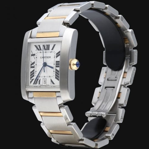 Montre Cartier Montre Tank Francaise Gm 58 Facettes MT43970