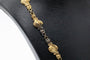 Collier Collier Biedermeier avec grenat, perles et émail en or 14k 58 Facettes 11724