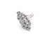 Bague 46 Bague en or blanc 18 carats avec diamants 58 Facettes