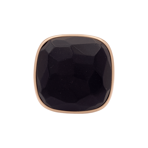 Bague 53 Bague Pomellato "Victoria", ou rose, jais. 58 Facettes 34742