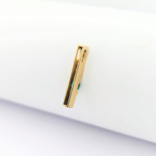 Pendentif Pendentif en or jaune diamants et émeraude 58 Facettes 29725