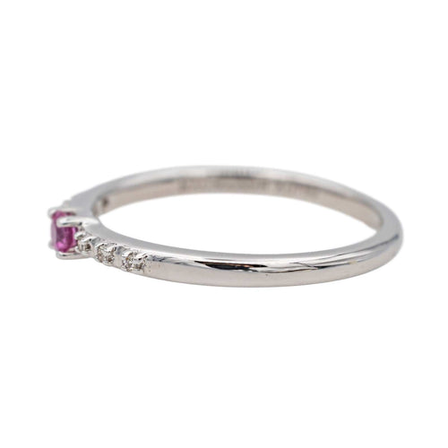 Bague 54 Mauboussin Bague Capsule d'émotion Or blanc Rubis, Diamant 58 Facettes 3748514CN