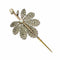Broche Élégance automnale : broche victorienne en forme de feuille de châtaignier et diamant 58 Facettes 13361-0011