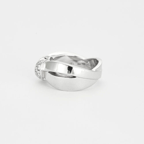 Bague 53 CHAUMET - Bague Liens Séduction en or blanc et diamants 58 Facettes