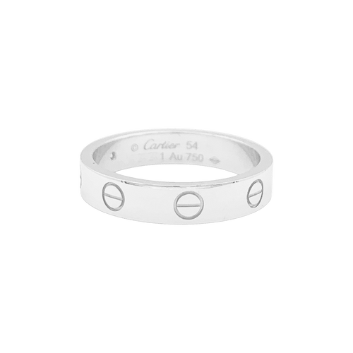 Bague 54 Bague Cartier "Love" or blanc, diamant. 58 Facettes 34458