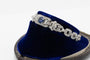 Bracelet Bracelet exclusif en or blanc avec saphir et diamants de style Art Déco 58 Facettes PPK03