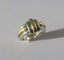 Christofle - Bague jonc vintage godrons en or 18k et argent 58 Facettes