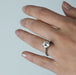 Bague Bague Solitaire or blanc et diamant 58 Facettes