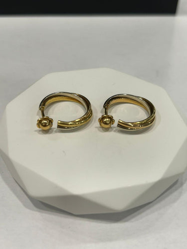 Boucles d'oreilles Paire de boucles d'oreilles 2ors 58 Facettes LP553/5