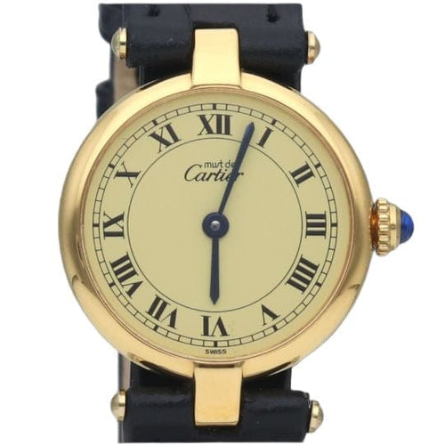 Montre Cartier Montre Must De Cartier Vermeil 58 Facettes MT41708