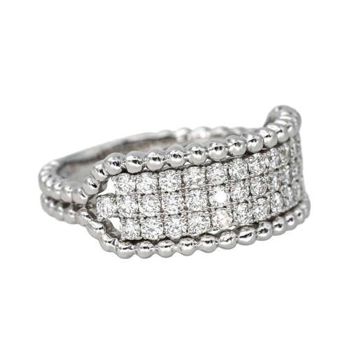 Bague 53 Bague Or blanc Diamant 58 Facettes 4292751CN