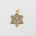 Pendentif Pendentif or jaune et blanc diamant 58 Facettes LP938