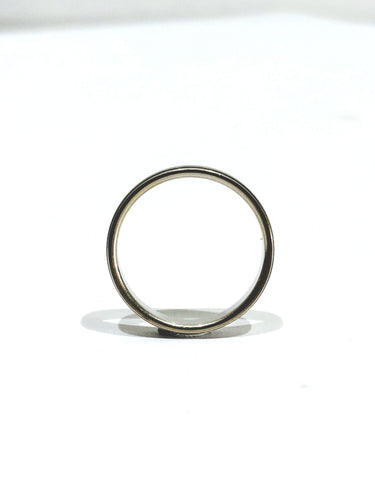 Bague 58 Alliance Homme En Or Blanc 58 Facettes