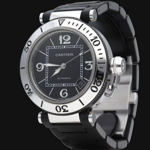 Klocka Cartier Klocka Pasha Seatimer 58 Facettes MT44973