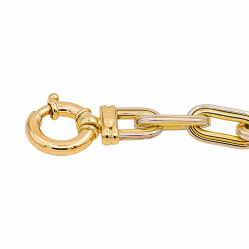 Bracelet Bracelet Maille Forçat jumelée Or jaune 58 Facettes 4651187CN