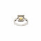 Bague Bague en platine 850, diamants et saphir jaune naturels 58 Facettes CAE-RI-CSS-PLYSD