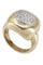 Bague 53 BAGUE MODERNE PAVAGE DIAMANTS 58 Facettes 085651