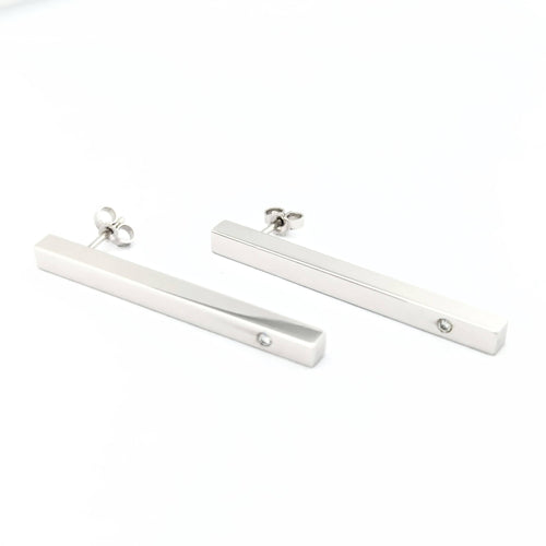 Boucles d'oreilles Boucles d'oreilles en or blanc et diamants 58 Facettes 30220