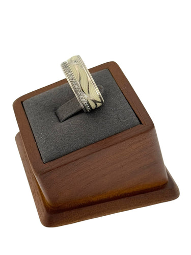 Bague 54 Wellendorff -  bague cinétique or blanc, or rose, émail et diamants 58 Facettes