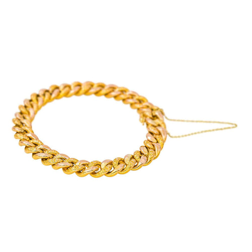 Bracelet Bracelet Maille Gourmette  Or rose 58 Facettes 4651158CN