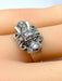 Bague 52.5 Bague or blanc et diamants, vers 1930 58 Facettes AB451