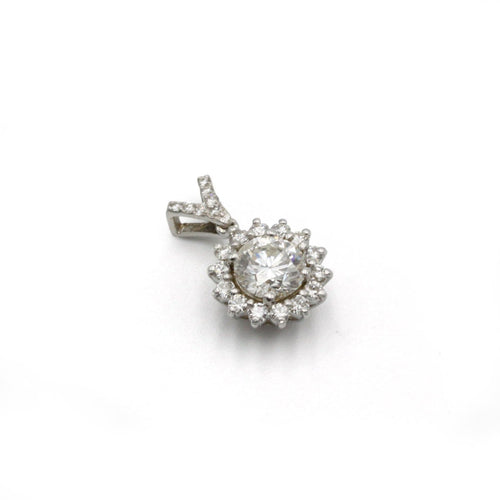 Pendentif Pendentif - Or blanc et diamants 58 Facettes 1141