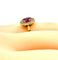 Bague 55 Bague or jaune rubis et diamants 58 Facettes AB335