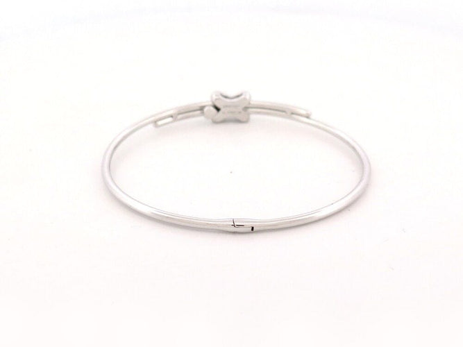 Bracelet bracelet CHAUMET jonc jeux de liens en or blanc 18k 13.4gr diamants 58 Facettes 265471